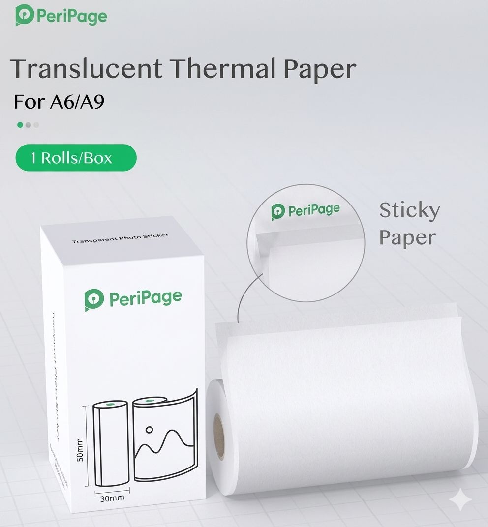 Paquete de Rollos: Transparentes y Adhesivos